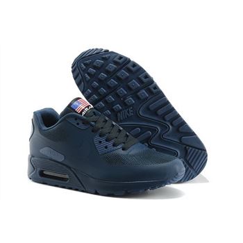 Nike Air Max 90 Hyp Qs Men All Dark Blue Running Shoes Switzerland